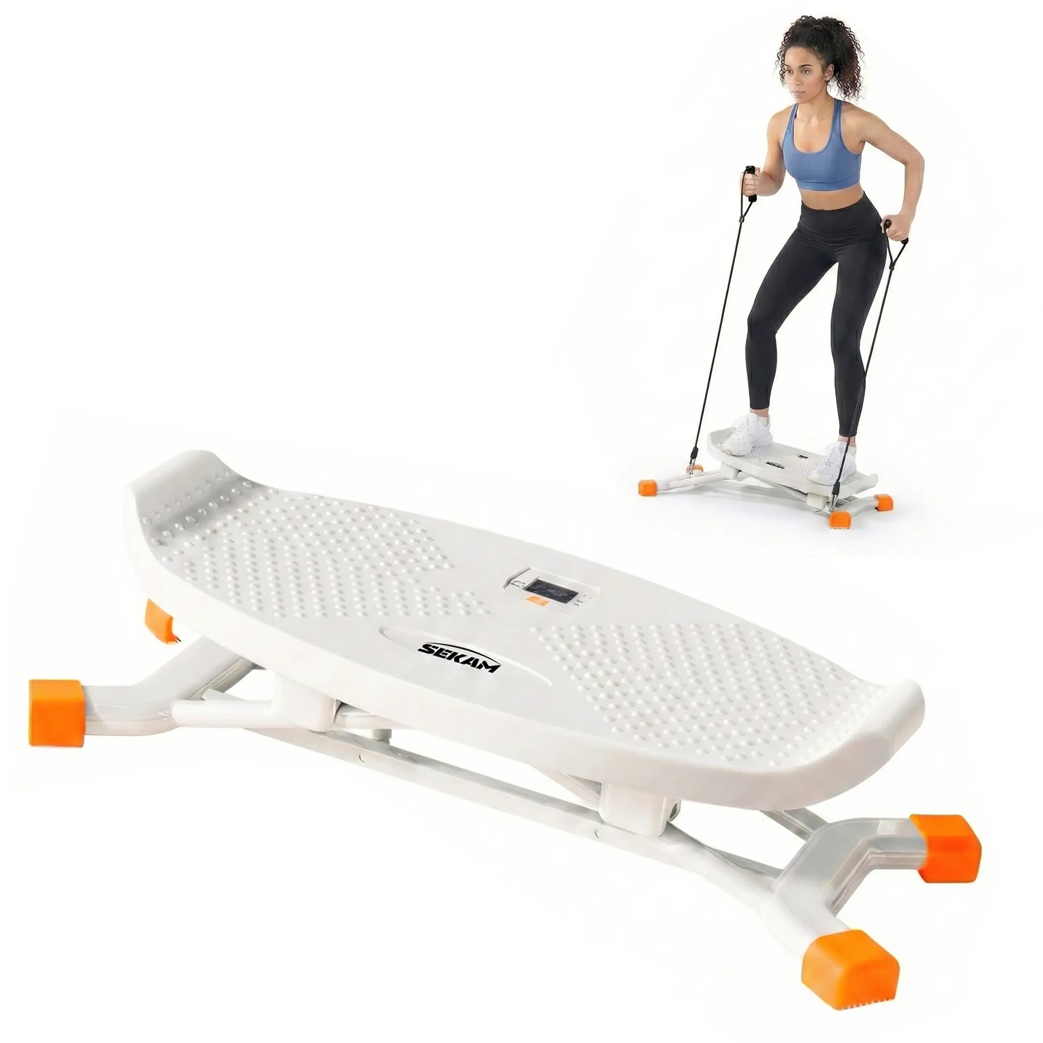 Sekam Ski Simulator Machine Low-Impact Leg & Full-Body Cardio for Home ...