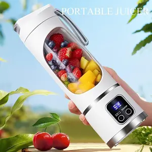 Digital Portable Juicer Blender, Smart LED Display, Leak-Proof Diet-Friendly Design, Ideal for Smoothies Juices Shakes & Healthy Lifestyle