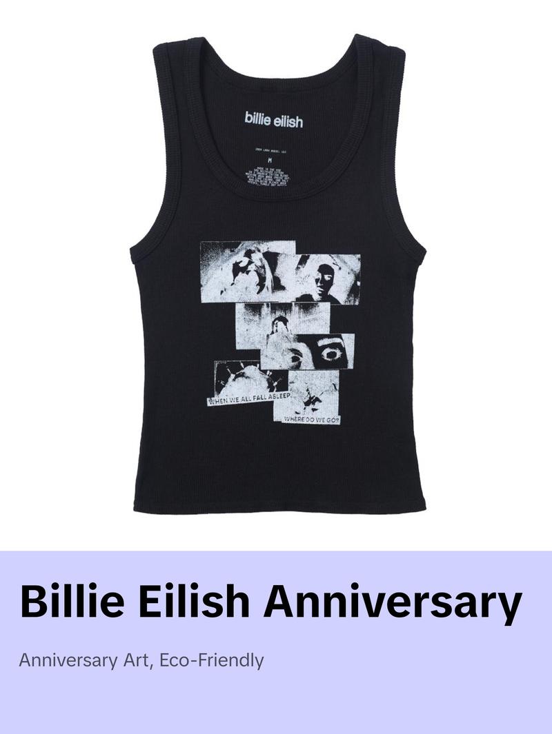 WHEN WE ALL FALL ASLEEP, WHERE DO WE GO? Anniversary Tank in Black