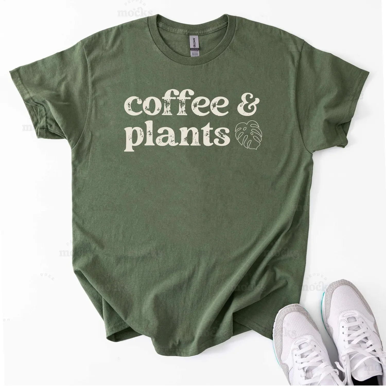 Coffee & Plants Sweatshirt, Plant Tshirt, Houseplant Tee, Plant Lover Gifts, Plant Mom Gift , House Plant