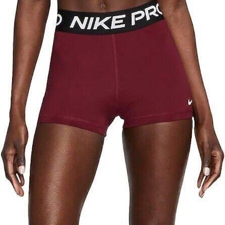 Nike Womens Nike Pro 365 3" Beetroot Compression Short Small