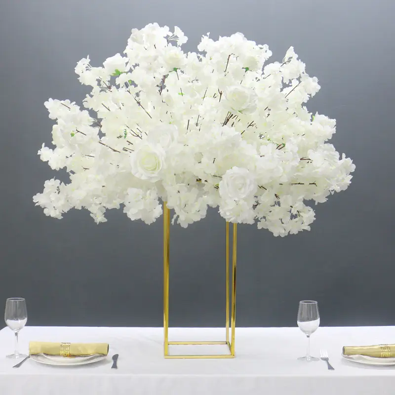 S-A7454 2pcs/set Cherry Blossom Rose Table Conterpeice Flower Ball Wedding Decor