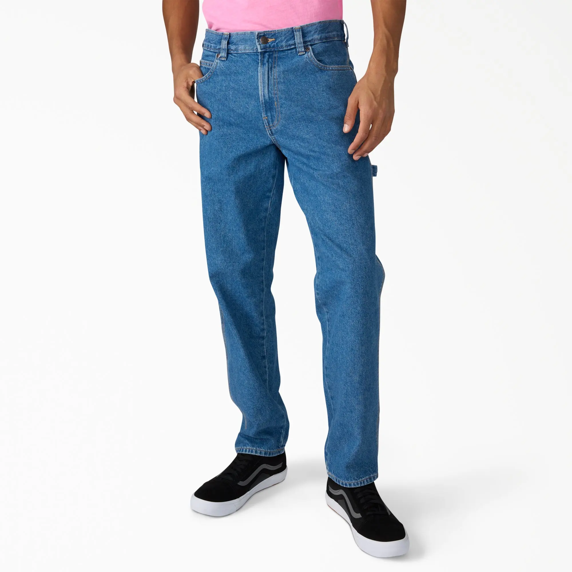 Dickies 993 Regular Tapered Carpenter Jeans, 100% Cotton, Regular Fit Heavyweight, Workwear Style