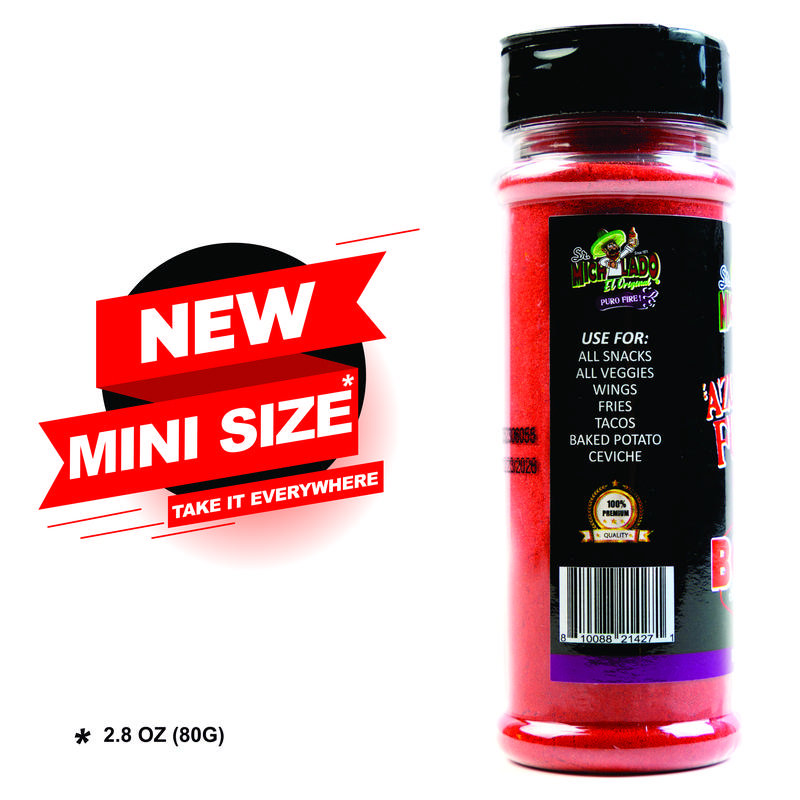 MINI Size Azu-Mecha Furia BOLD Snack Seasoning - Sr. Michelado - Bottle Snack Flavor powder