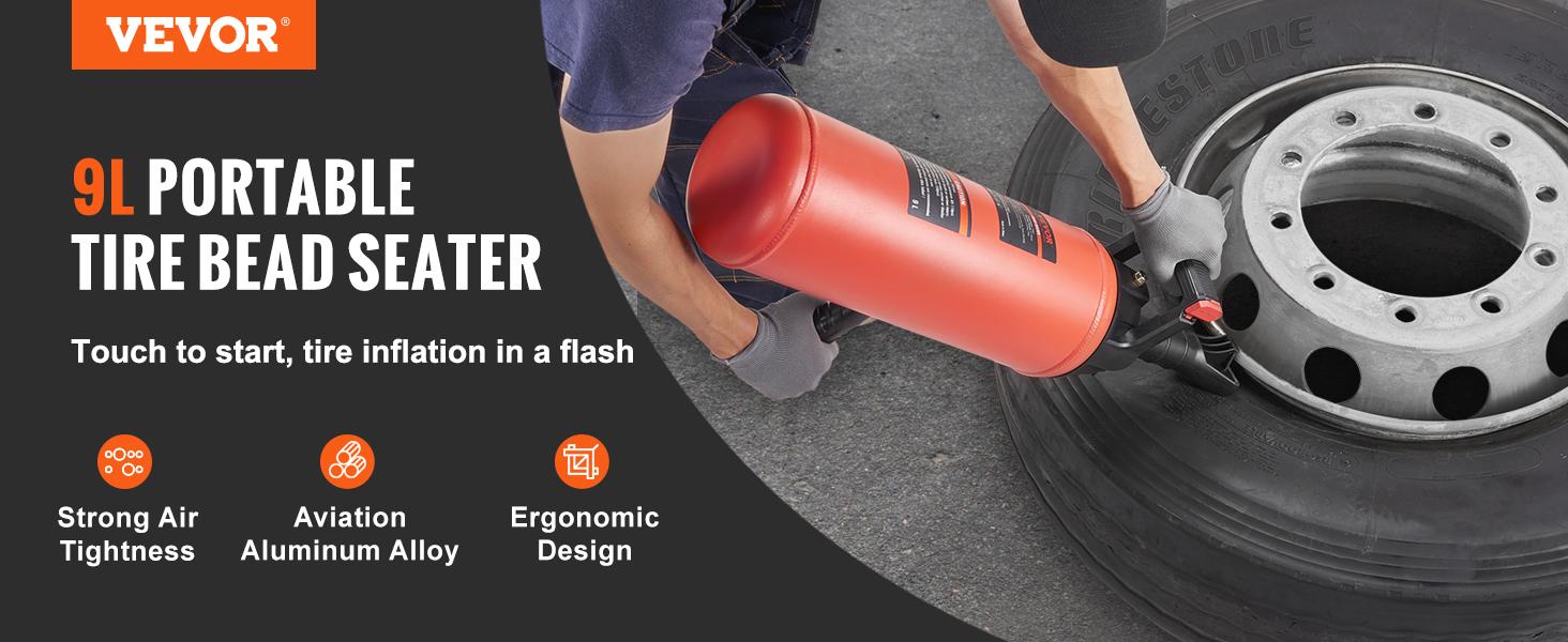 VEVOR Tire Bead Seater, Various specifications, Air Tire Bead Blaster, Portable Tire Inflator Tool, For Tractor Truck ATV Car and Automobile Repair VEVOR Tire Bead Seater, Various specifications, Air Tire Bead Blaster, Portable Tire Inflator Tool, For Tractor Truck ATV Car and Automobile Repair