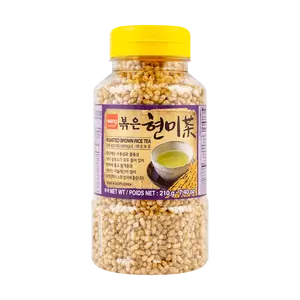 WANG FOOD Korean Roasted Brown Rice Green Tea 210g - Refreshing & Healthy Genmaicha for Wellness