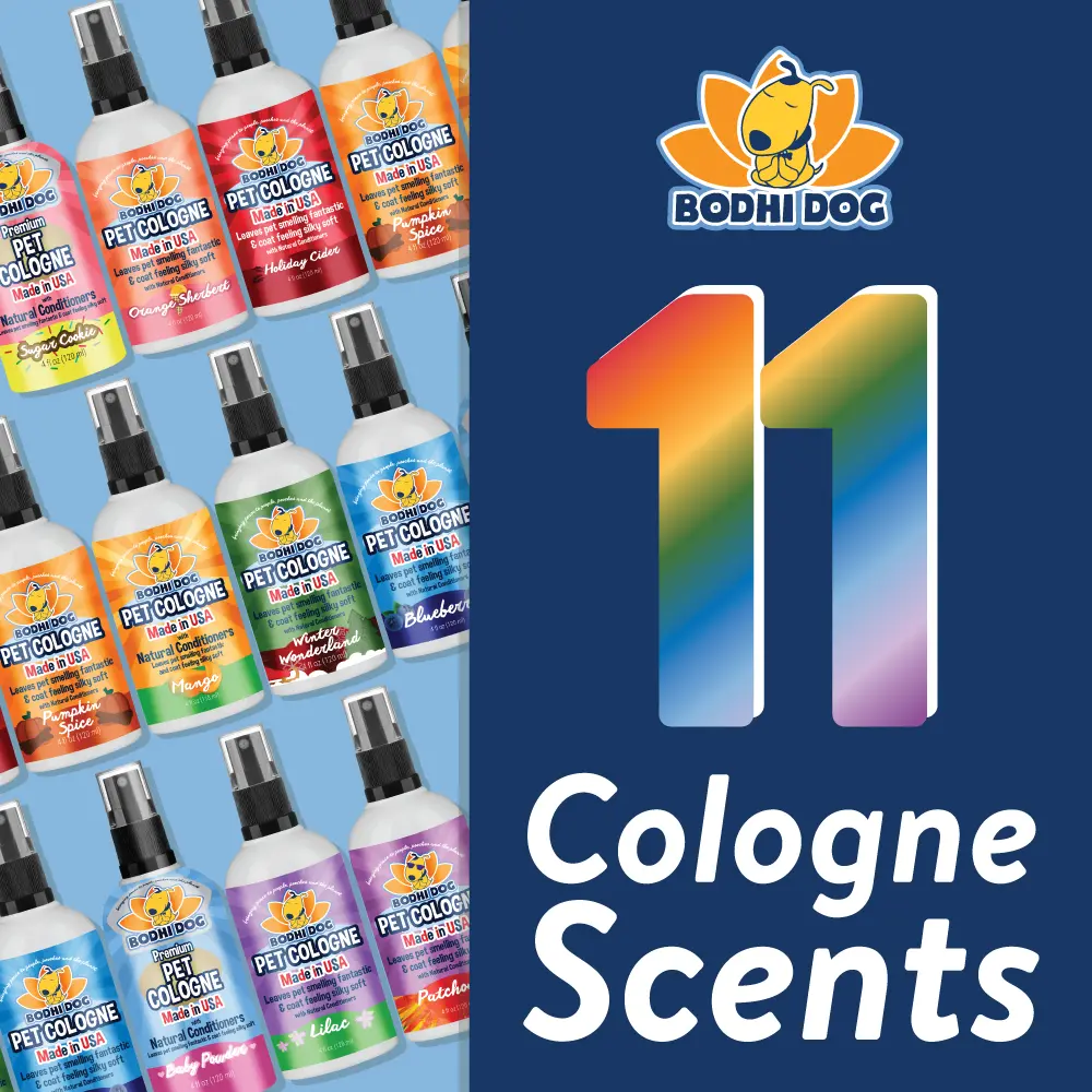 Bodhi Dog Natural Dog Cologne | Scented Deodorizing Spray for Dogs & Cats | Neutralizes Odors & Freshens Coat | Dog Perfume with Conditioner | 11 Scents | Made in USA Pet Supplies