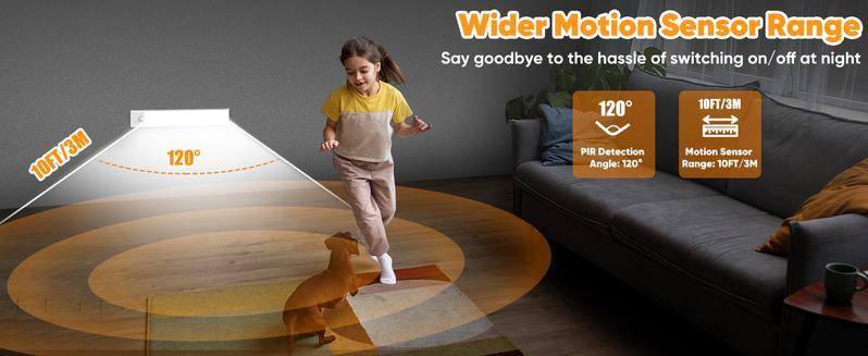 Under Cabinet Lights 2 Pack - Motion Sensor Night Light Indoor, 1500mAh USB Rechargeable Light, Simple Installation Dimmable Lights for Kitchen, Wardrobe, Pantry, Closet, Bathroom, Stairs, Hallway, Laundry Room, Tool Room, Fridge - Practical Home Decor Under Cabinet Lights 2 Pack - Motion Sensor Night Light Indoor, 1500mAh USB Rechargeable Light, Simple Installation Dimmable Lights for Kitchen, Wardrobe, Pantry, Closet, Bathroom, Stairs, Hallway, Laundry Room, Tool Room, Fridge - Practical Home Decor