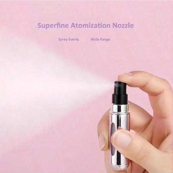 1 Pc Portable Mini Perfume Atomizer Spray Bottle  Refillable Travel Size Fragrance Dispenser Leakproof Easy To Fill Perfect For Parties Everyday Use