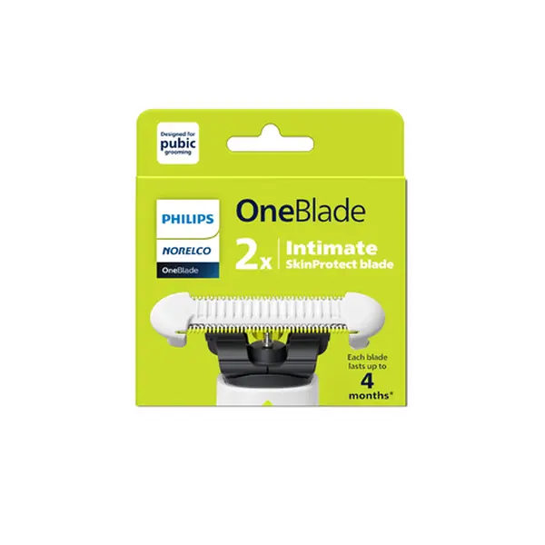 Philips Norelco OneBlade Intimate Replacement Blade 2 Pack