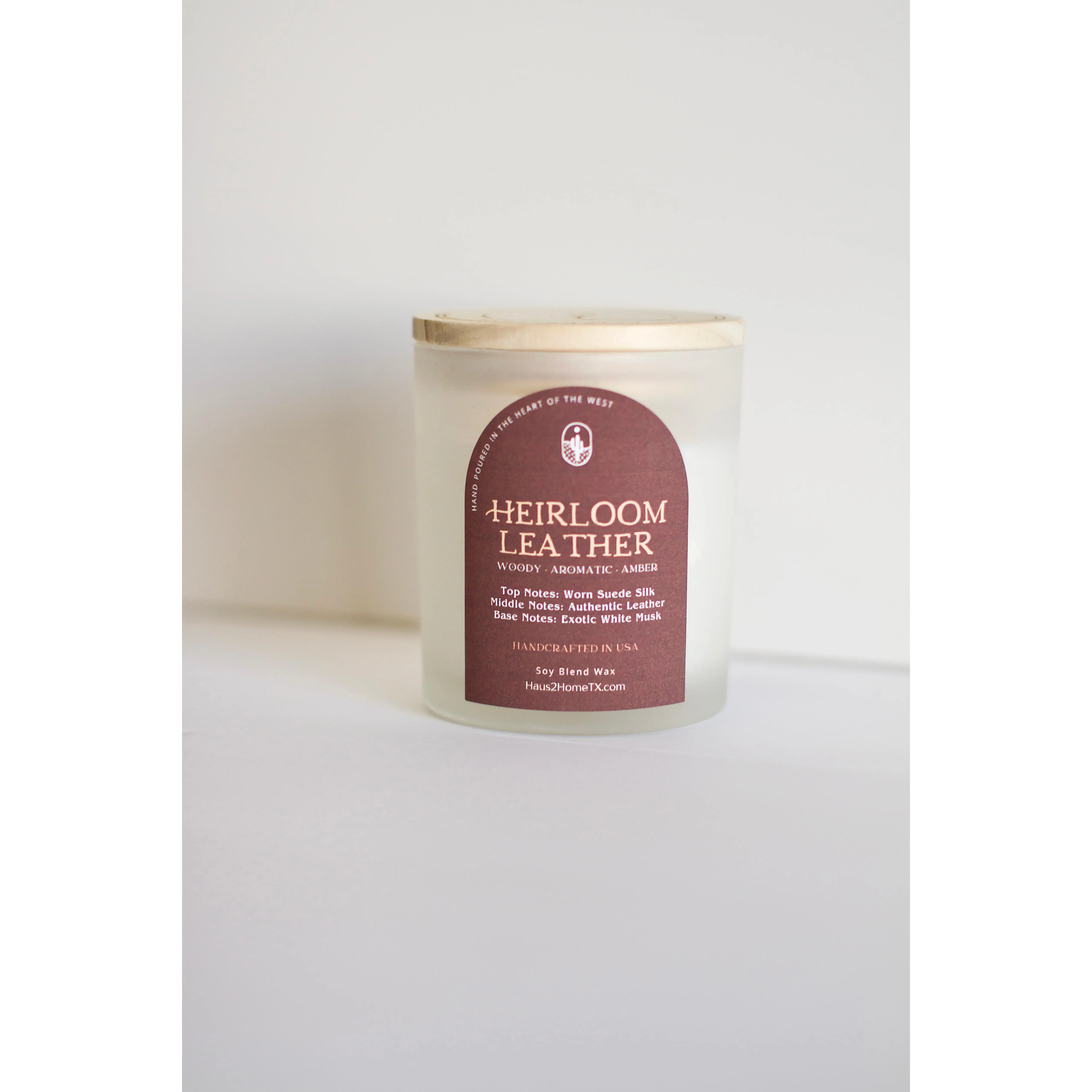 Heirloom Leather Candle