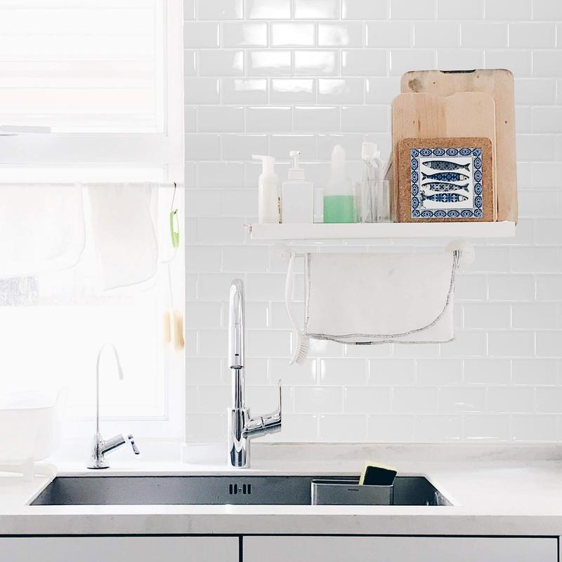 Art3d 20-Pack 12"x6" Peel & Stick Vinyl Subway Tile, Waterproof, Budget-Friendly & Rental-Friendly Nature Backsplash Wallpaper for Kitchen, Bathroom