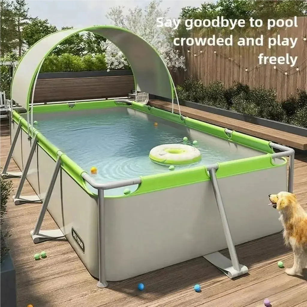 Rectangular Bracket Swimming Pool Domestic Above Ground Swimming Pool Outdoor Courtyard Garden Swimming Pool