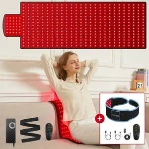 Red Light Therapy Mat, 40" x 16.5" Infrared Red Light Therapy Pad for Back Shoulder Legs Knees, 660nm & 850nm, 3 in 1 420 LEDs Infrared Light Therapy for Body Pain Relief, Muscle Recovery,suitable for face, back and whole body
