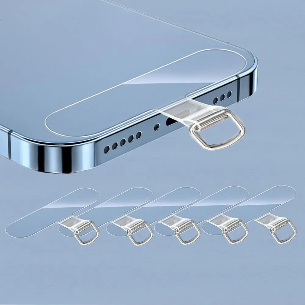 Clear TPU Phone Strap Patch, Phone Decorative Lanyard Tether Card Replacement, Phone Decorative Accessories for Women & Men, Phone Charm, Phone Decoration, Cell Phone Accessories