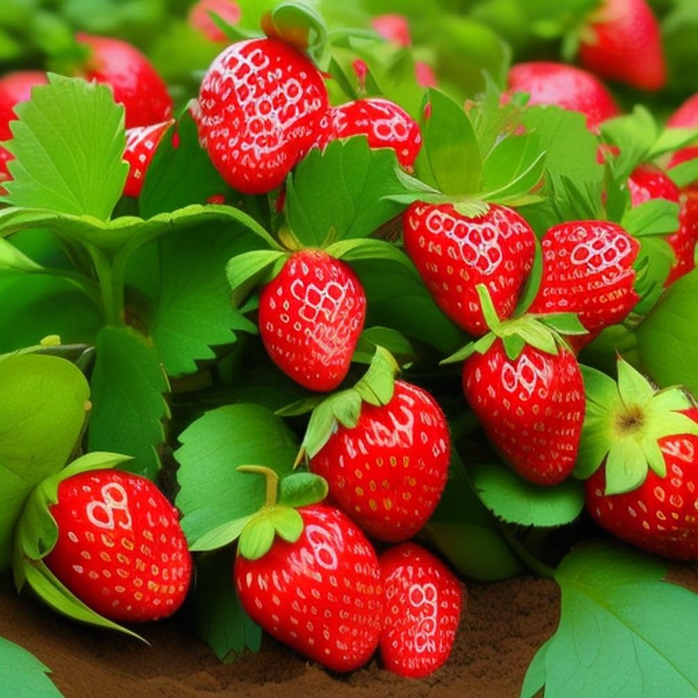 800+PCS Giant Strawberry Seeds Everbearing Fragaria Fruit Seeds