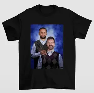 Pat Spencer And Steph Curry Step Brothers Parody Graphic Tee Basketball Shirt