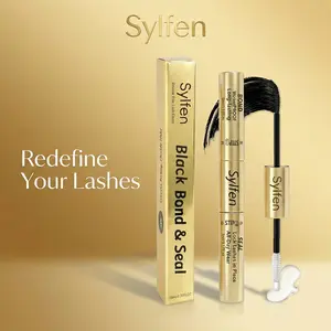 Sylfen Lashes 2In1 Bond & Seal Waterproof Glue For Lashes Cluster Strong Hold For Beginner Friend Makeup Glue & Remover TikTokShopBlackFriday Eyelashes Cosmetic Eyelash Extension
