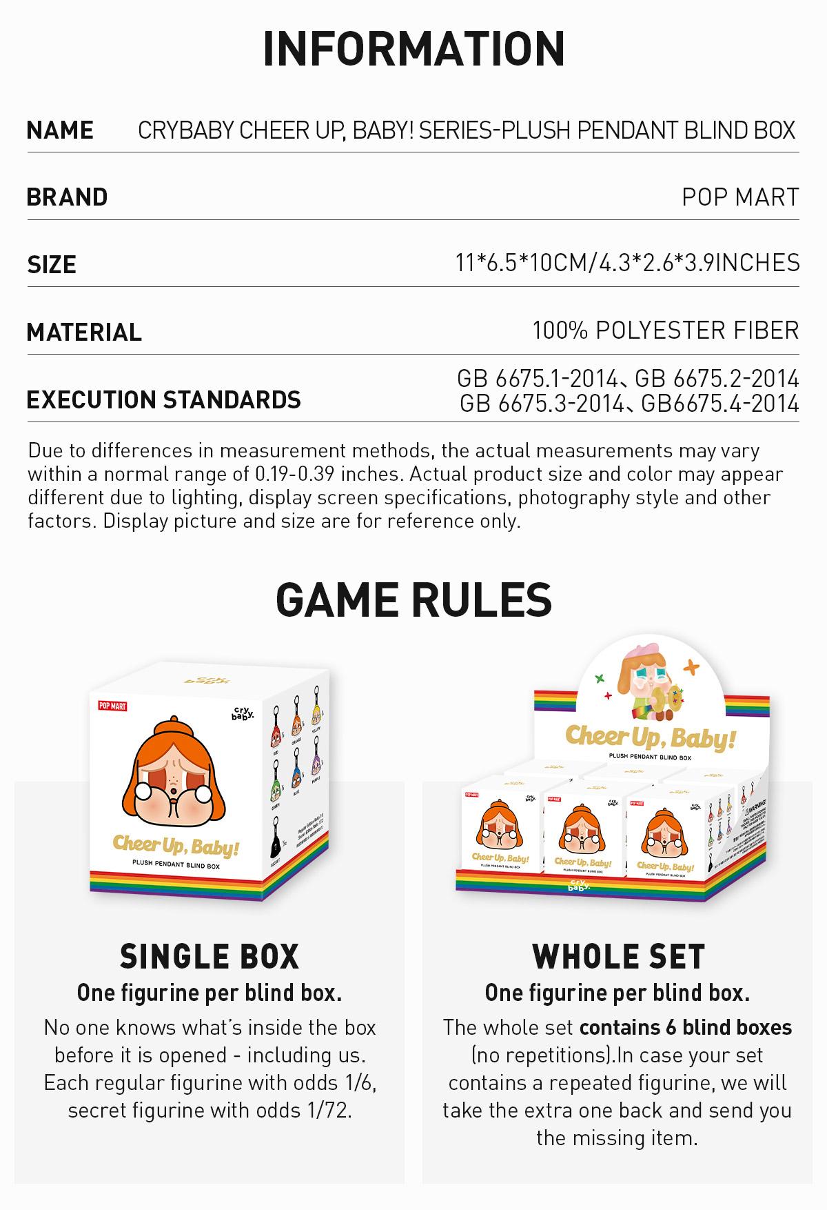 [Spanish] – CRYBABY CHEER UP, BABY! Series – Colgante de Peluche en Caja Sorpresa