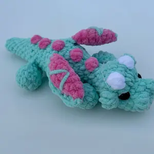 Mini Dragon Teal Pink