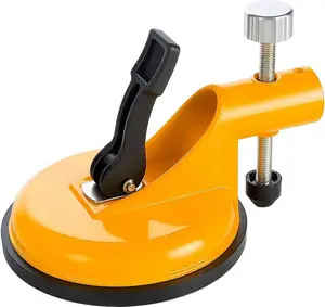 Granite Marble Countertop Seam Leveling Tool - Adjustable Vacuum Suction Clamp Set for Stone Slab Installation & Repair, Pro Gap Adjustment Kit Yellow Rubber