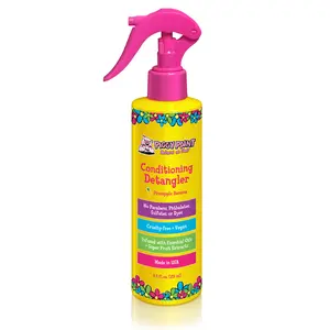 Piggy Paint Pineapple Banana Conditioning Detangler 8.5 fl. oz. Cruelty-Free Vegan Hair Detangler with Essential Oils & Super Fruit Extracts