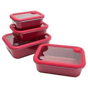 Joy Mangano Joy Microwave & Oven Safe 9-piece Glass Food Storage Mega Set