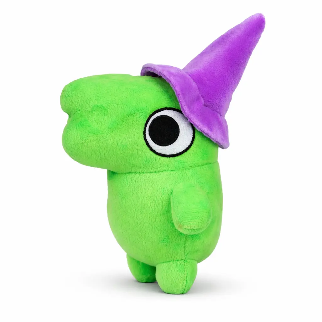 Cute Green Cartoon Plush Toy Soft Stuffed Animal Doll Gift for Fans Kids Friends