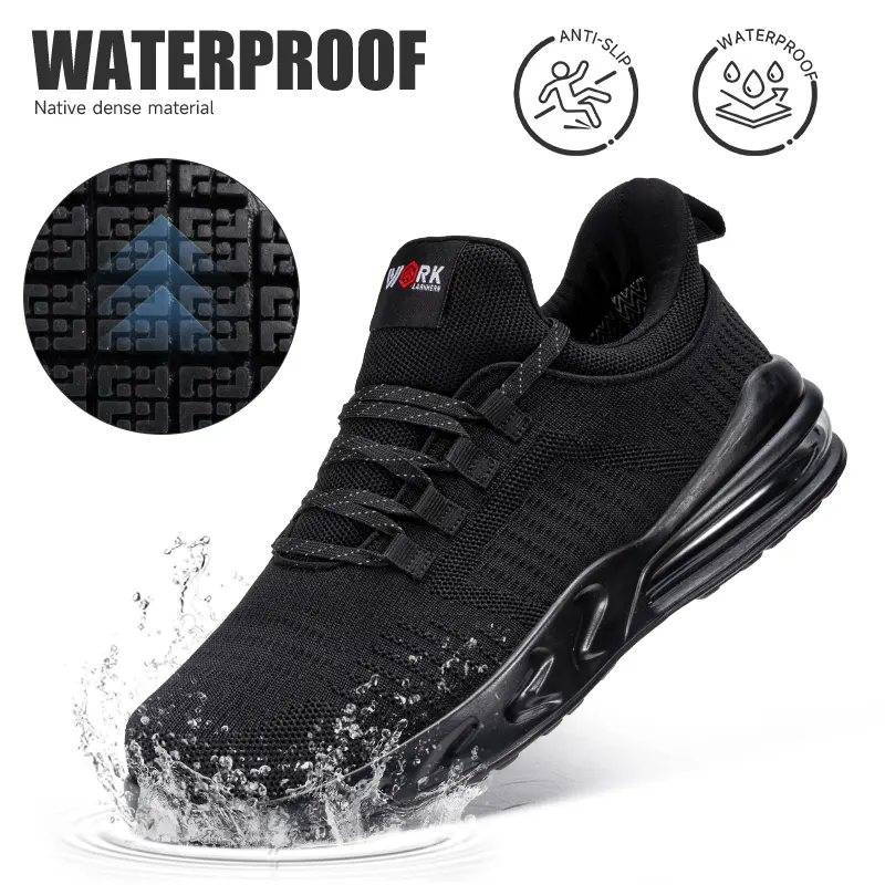 【BackToSchool】Waterproof Breathable Air Cushion Work Shoes for Men & Women Seamless Full Coverage Shoes, No Rubbing Comfort Lining Non-Slip Oil-Proof All-Season Perfect for Chefs Nurses Cleaners & Outdoor Activities#tiktokshopsummersale