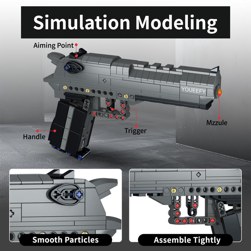 432PCS P320 Building Block Sets, Model Building Bricks Kit, Unique Collection Building Toys Gifts for Teens and Adults, Stress Relief Toy, Fathersdaygift