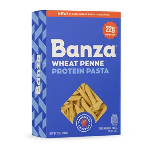 Banza Wheat Penne Pasta - High Protein Pasta 8 oz