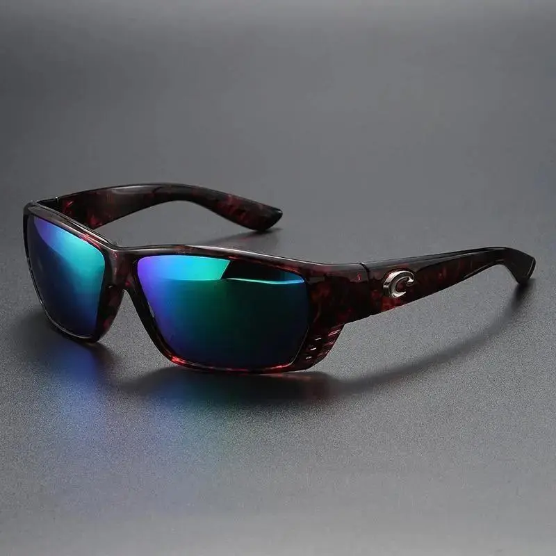 Costa Del Mar Tuna Alley Matte Black Frame/Grey Polarized Lenses 580P, COSTA Polarized Sunglasses Fashion Cycling Running Sun Glasses Unisex Outdoor Sport Polarized Goggles