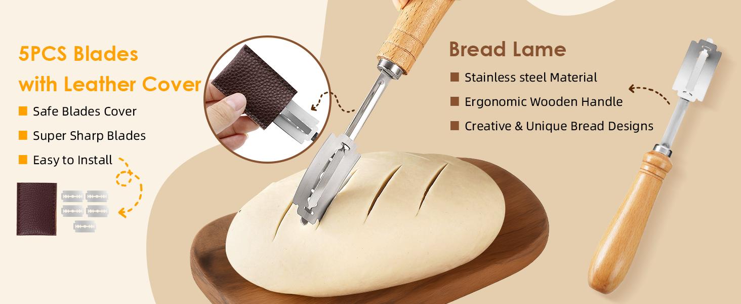 Sourdough Starter Kit, Banneton Bread Proofing Basket, 24oz Glass Sourdough Starter Jar, Sourdough Bread Baking Supplies, Sourdough Proofing Basket, Bread Making Tools (12PCS)