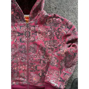 2025 Digital Print Street American Retro Zipper Hoodie for Men and Women Vacation Outfits Hoodies Men