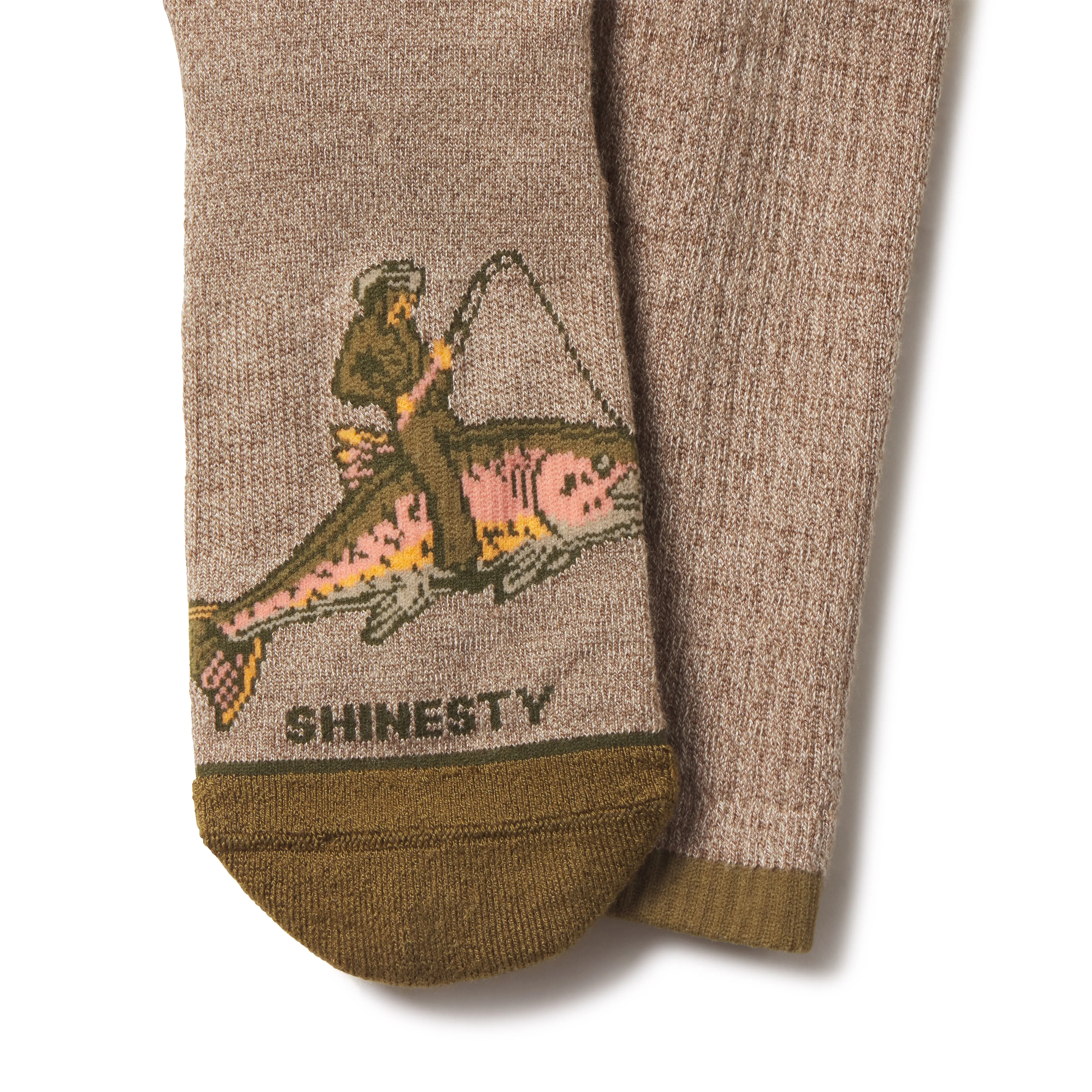 The Rowdy Angler | Shinesty Fish Cowboy Heel Hammock™ Crew Socks The Rowdy Angler | Shinesty Fish Cowboy Heel Hammock™ Crew Socks
