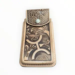 Funda Celular Vaquero de Piel Porta Celular Western Style Leather Phone Holster