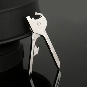 Multifunction Key Chain Screwdriver Mini Key Shape Travel Kits Outdoor EDC Screwdriver Tool 6-in-1 Stainless Steel Multitools, Keychain with Wrench, Screwdriver, Bottle Opene, Ruler for Camping & Survival & Hiking#MothersDayGift #GiftsForHer tiktokshopspr