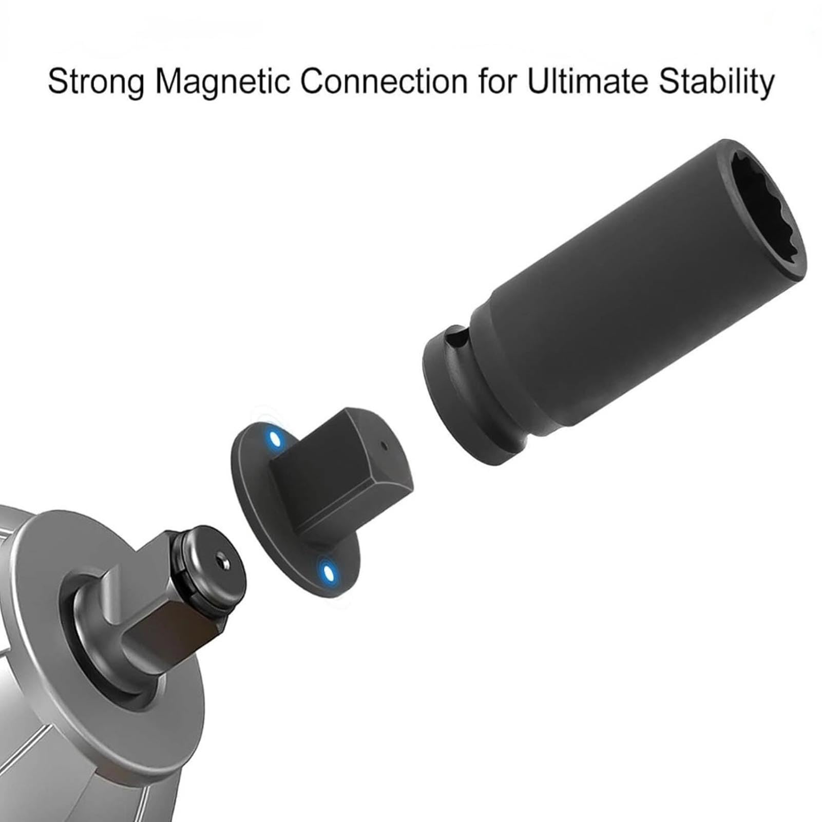 4PC Low Profile Impact Socket Adapter Set, Drive Ratchet Adapter Set, Designed for Tight Spaces 4PC Low Profile Impact Socket Adapter Set, Drive Ratchet Adapter Set, Designed for Tight Spaces