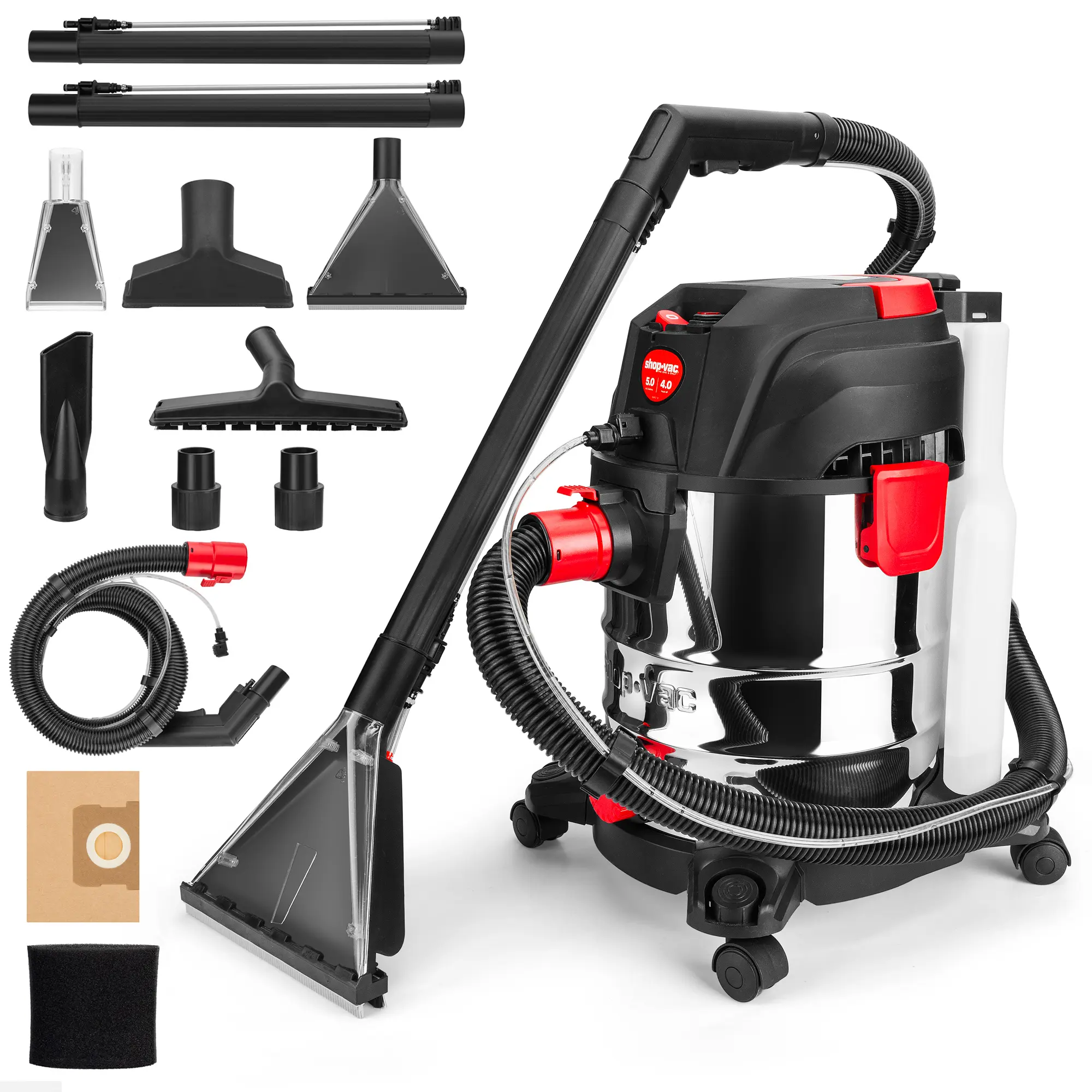 #backtoschool Shop-Vac 5-Gallon 4.5 Peak HP 3-in-1 Wet/Dry/Upholstery Shampoo Vacuum Cleaner
