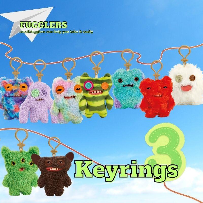 Fuggler Key Rings Series 3 Funny Ugly Monster Plush Collectible Toy ...