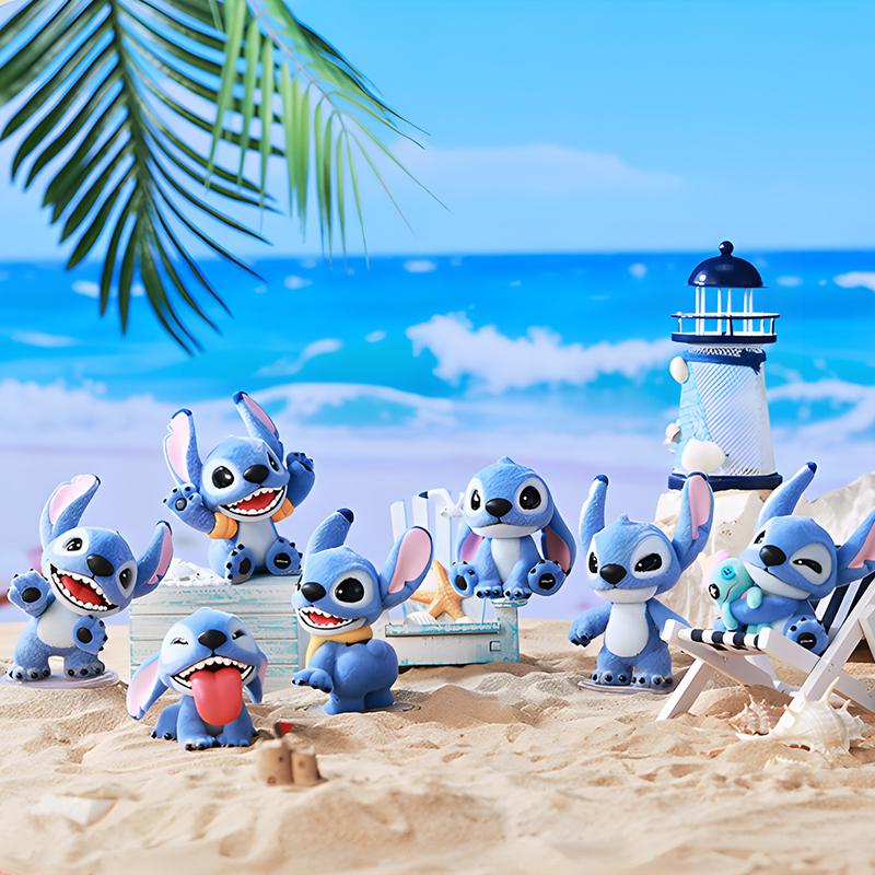 Disney Lilo & Stitch Galactic Adventure Series – Stitch Fuzzy Blind Box Figurine, Soft Plush Collectible, Cute & Fun Décor for Disney Fans & Collectors