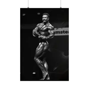 [UNFRAMED POSTER] Chris Bumstead "Daddy CBUM" Thavage Mr. Olympi Champion CBUM Posing Premium Poster