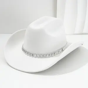 Men'sandWomen'sSameStyleWesternCowboyHatDiamondSwordRhinestoneAccessoriesHatAccessoriesTopHatOrderWesternOutfitsWomen