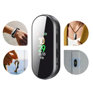 4 in 1 Portable Digital Voice Recorder, Mini Recording Device with Noise Reduction and Playback, Voice Activated Recorder for Lectures, Meetings and Interviews, 64GB Memory, 29 Hours Recording, USB Rechargeable, Magnetic Mini Recorder with Lanyard, Watch