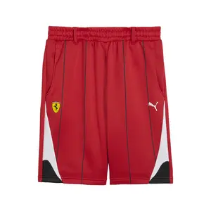 PUMA Mens Scuderia Ferrari Race Drawstring Shorts Casual Bottoms Casual - Red