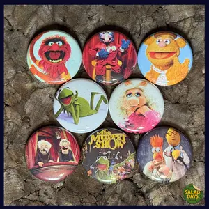 Muppets, The -Buttons- 8 Pack