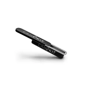 Can2kit Portable Ashtray  for Outside Patio Outdoor Small Handmade Metal Travel Ash Tray Unique Sturdy