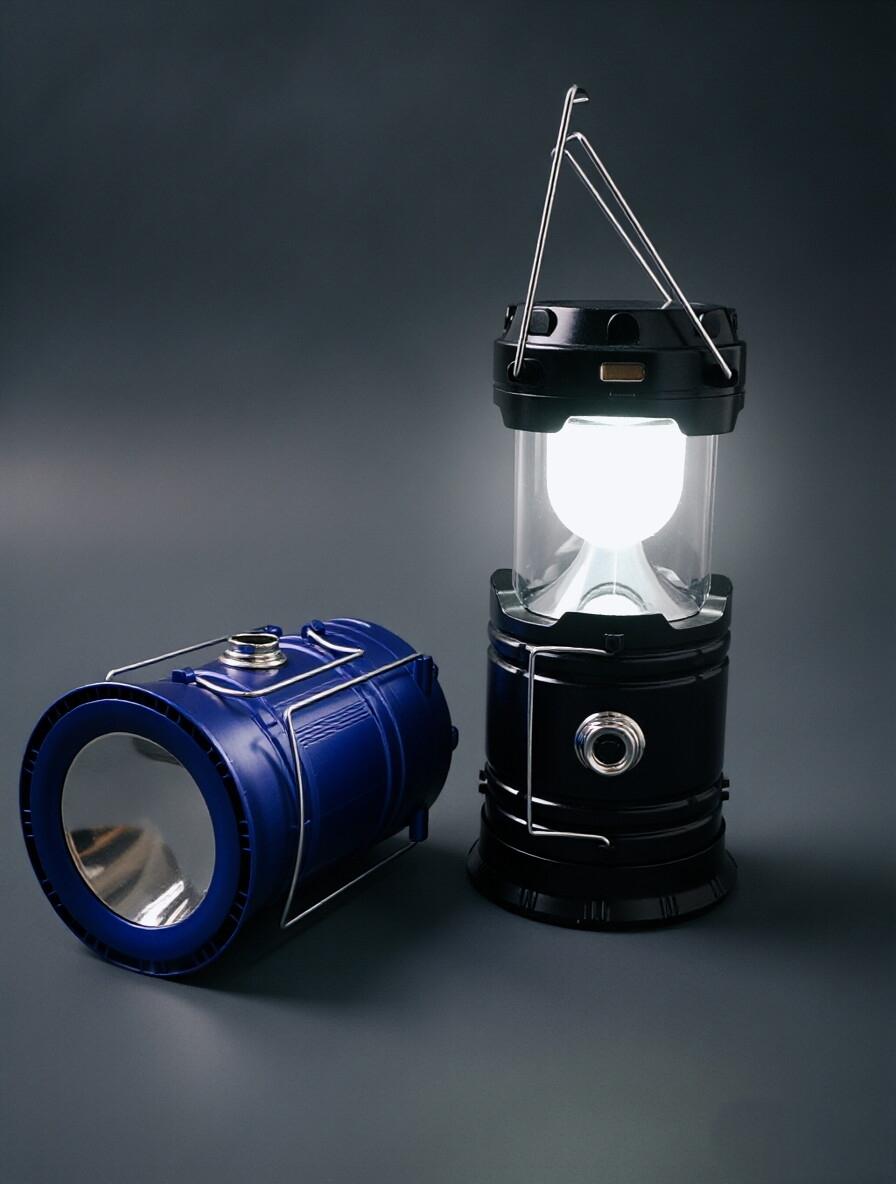 4-Piece Collapsible Portable LED Rechargeable Lanterns - Lightweight Waterproof Mini Solar Recharge Wireless Flashlight, Solar & USB Charging for Indoor/Outdoor Emergency Use, Mini Solar Lanterns sohochic