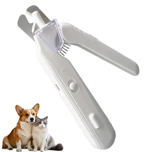 Pet nail grinder, multifunctional dog nailtrimmerand cat nail trimmer kit, ultra quietelectric petnail grinder, rechargeable, suitable fortrimmingsmall and large dogs, with a 4-hourbattery life pet hair