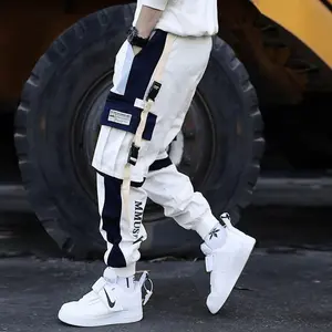 New Men's Pockets Cargo Pants Casual Male Track Pants Joggers Trousers Fashion Harajuku Men Pants
